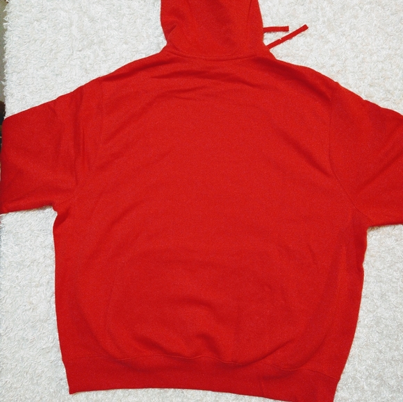 Nike Hoodie Sweatshirt Red and White Men's 2XL NWT - Picture 5 of 6